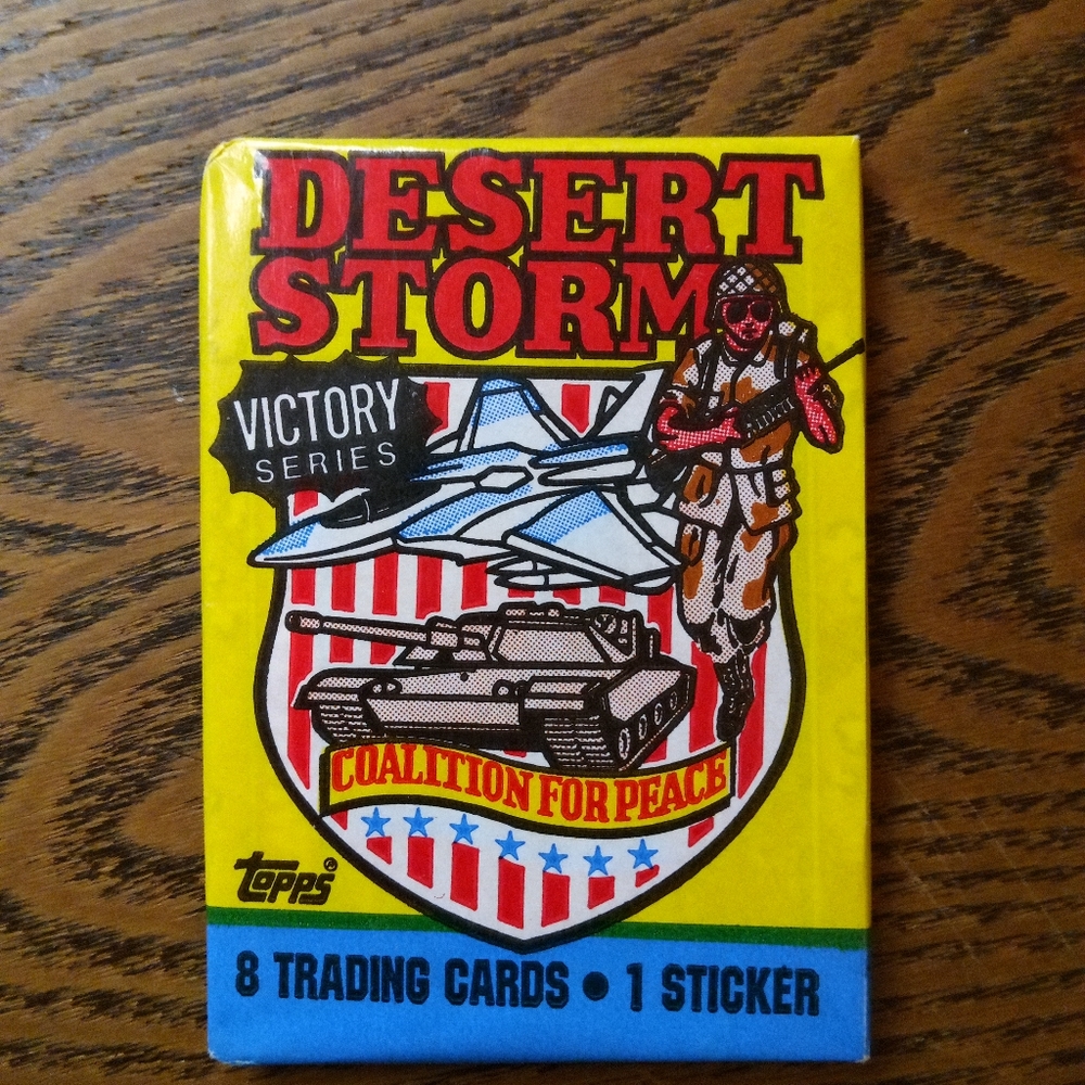 1991 vintage tops unopened trading cards pack of 8